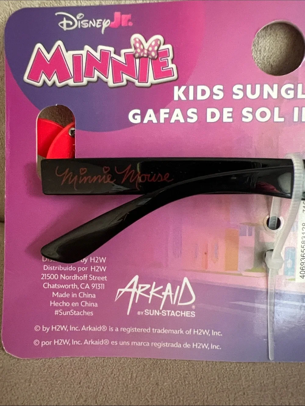 NWT Disney Minnie Heart Sunglasses for Kids  🕶️